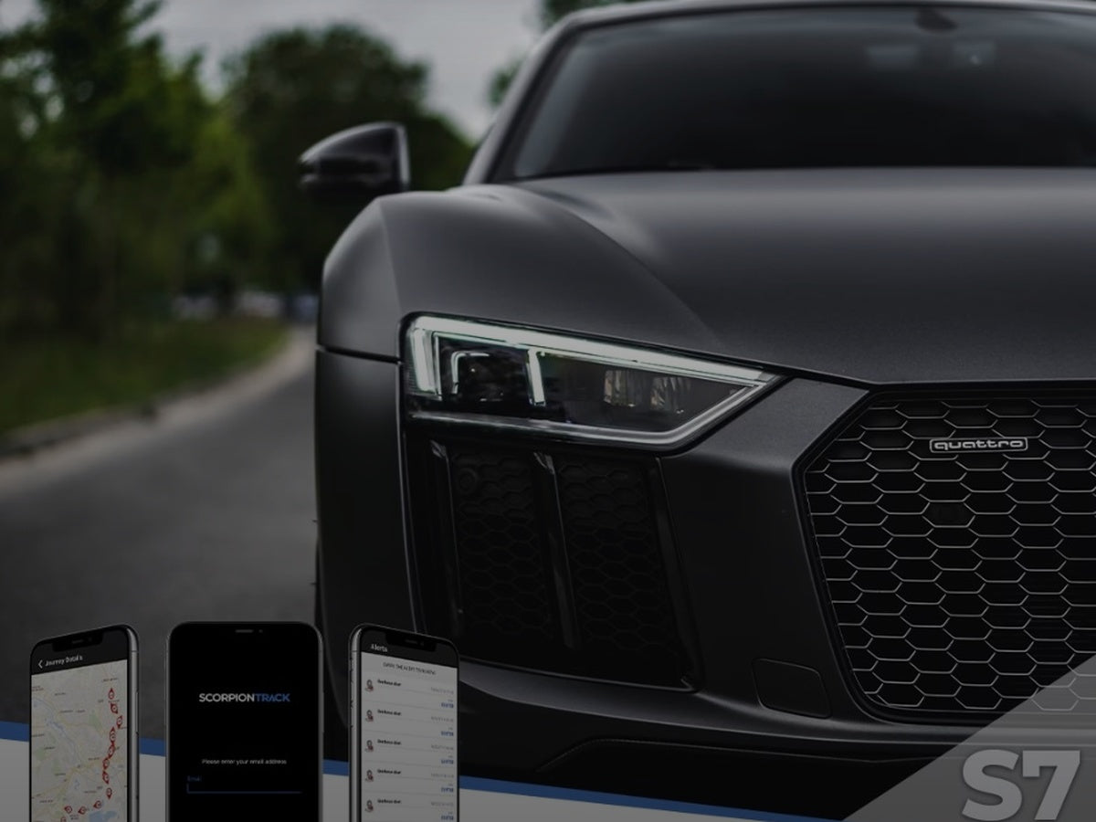Scorpion S7 Tracker – Thatcham Approved GPS Vehicle Tracker with Mobile App